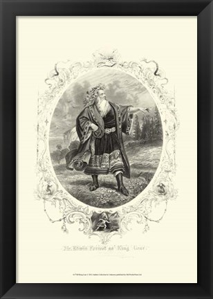 Framed King Lear Print