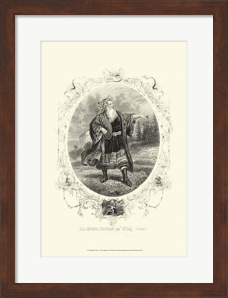 Framed King Lear Print
