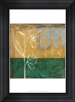 Framed Small Pressed Wildflowers I Print