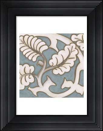 Framed Ornamental Leaf II Print