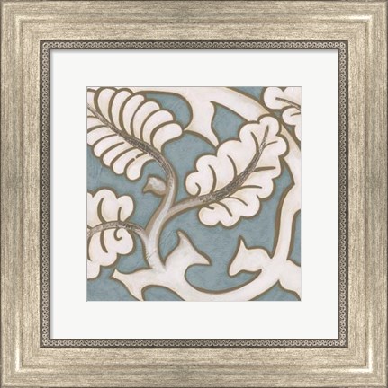 Framed Ornamental Leaf II Print