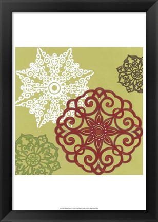 Framed Winter Lace I Print