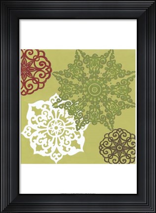 Framed Winter Lace II Print