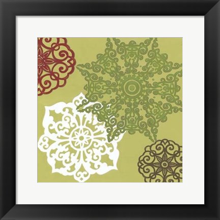 Framed Winter Lace II Print