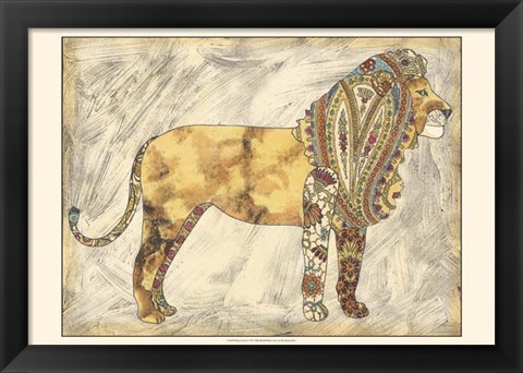 Framed Royal Lion Print