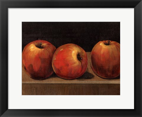 Framed Apple Study Print