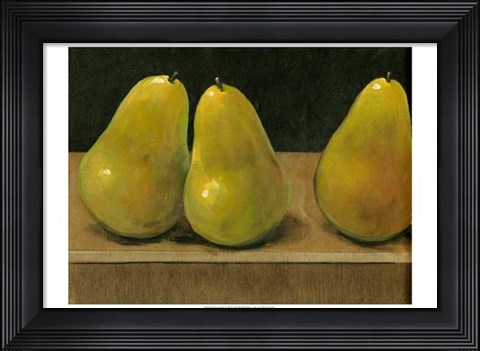 Framed Pear Study Print