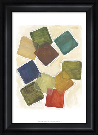 Framed Color Bloc I Print