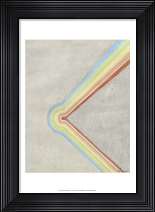 Framed Retro Rhythm II Print