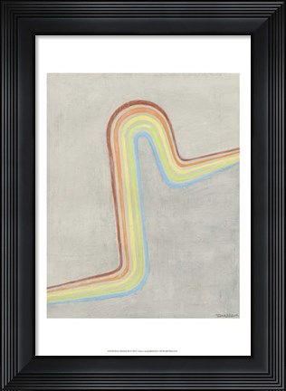 Framed Retro Rhythm III Print