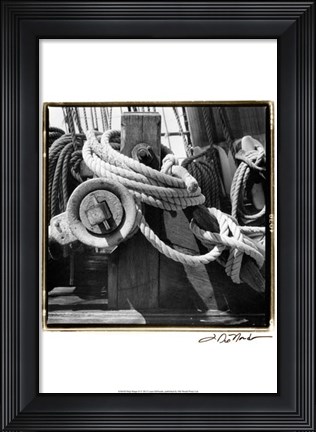 Framed Ship Shape II Print