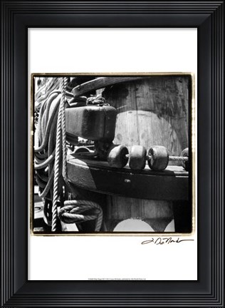 Framed Ship Shape III Print
