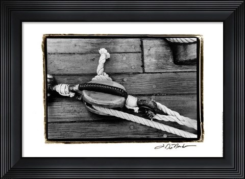 Framed Ship Shape V Print