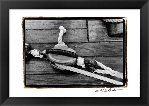 Framed Ship Shape V Print