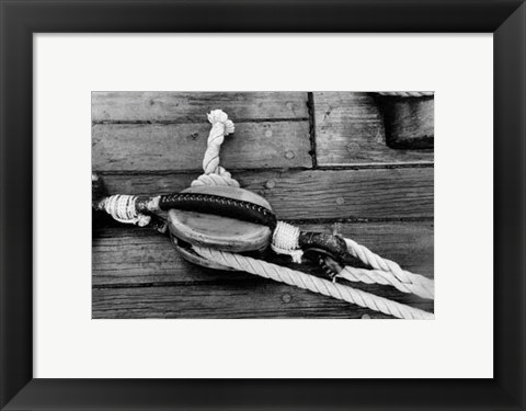 Framed Ship Shape V Print