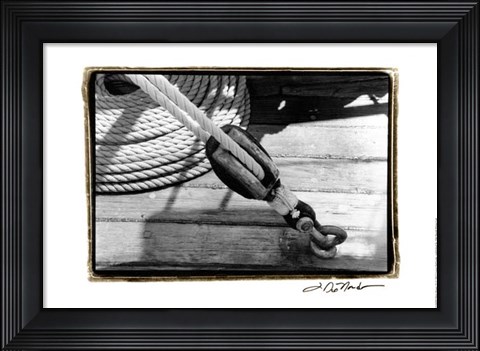 Framed Ship Shape VI Print