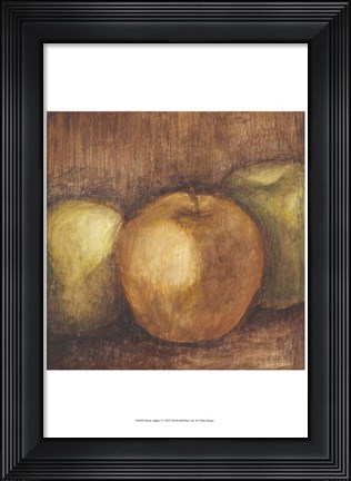 Framed Rustic Apples I Print