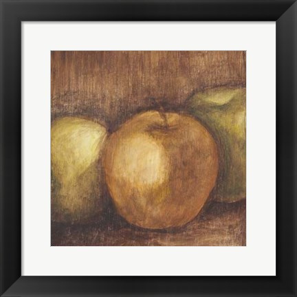 Framed Rustic Apples I Print