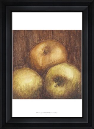 Framed Rustic Apples II Print