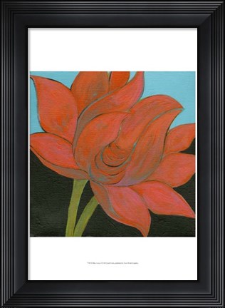 Framed Bliss Lotus I Print