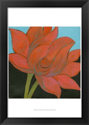 Framed Bliss Lotus I Print