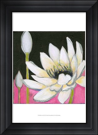 Framed Bliss Lotus III Print
