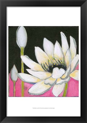 Framed Bliss Lotus III Print