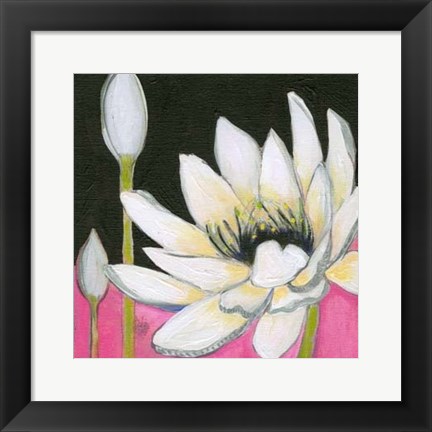 Framed Bliss Lotus III Print