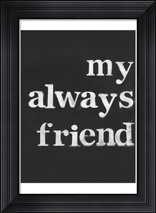 Framed Friendship II Print