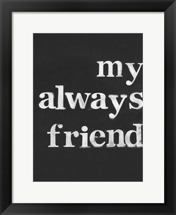 Framed Friendship II Print