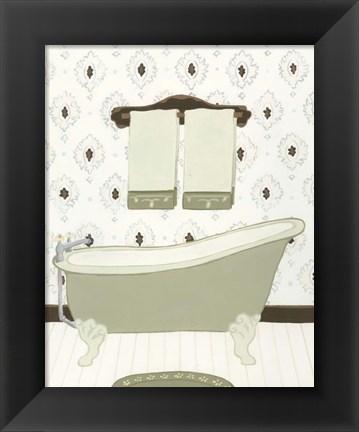 Framed Parisian Bath I Print