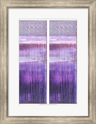 Framed 2-Up Purple Rain II Print