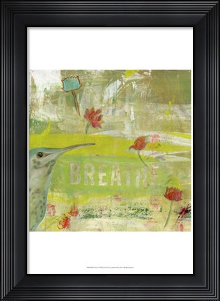 Framed Breathe I Print