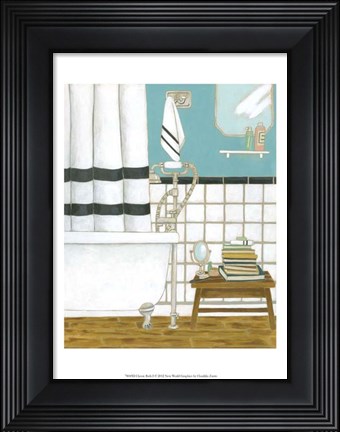 Framed Classic Bath I Print