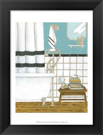 Framed Classic Bath I Print