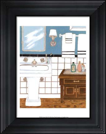Framed Classic Bath II Print