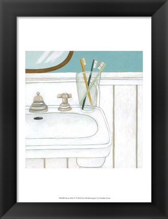 Framed Classic Bath V Print