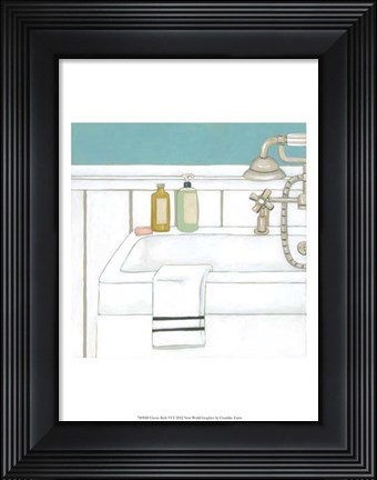 Framed Classic Bath VI Print
