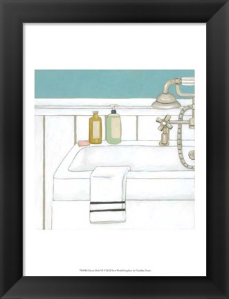 Framed Classic Bath VI Print