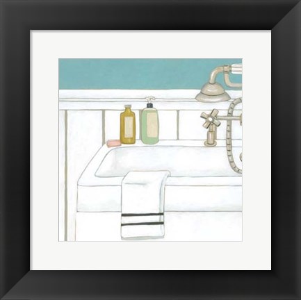 Framed Classic Bath VI Print