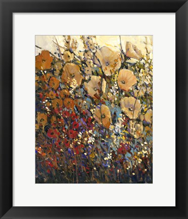 Framed Bright &amp; Bold Flowers I Print