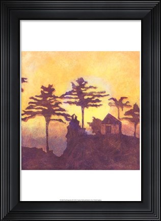 Framed Rising Sun III Print