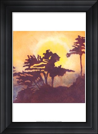 Framed Rising Sun IV Print