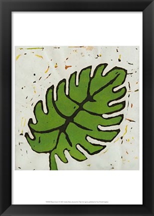 Framed Planta Green I Print