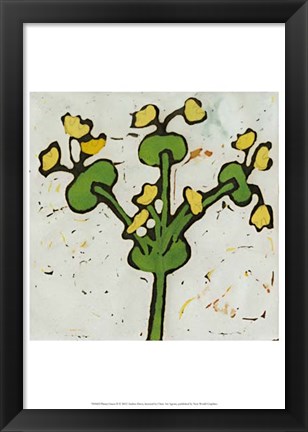 Framed Planta Green II Print