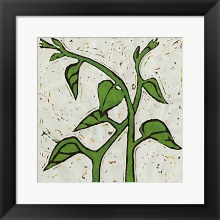 Framed Planta Green V Print