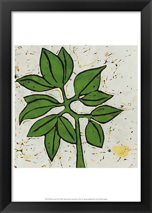 Framed Planta Green IX Print