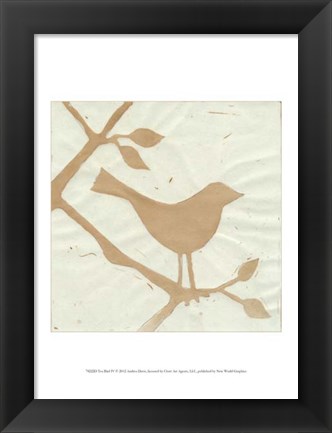 Framed Tea Bird IV Print