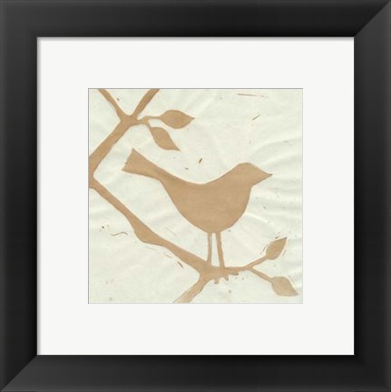 Framed Tea Bird IV Print