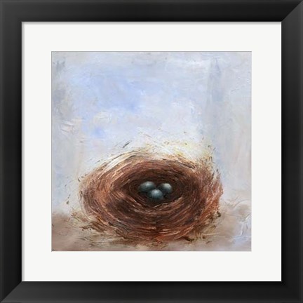 Framed Nested Eggs II Print